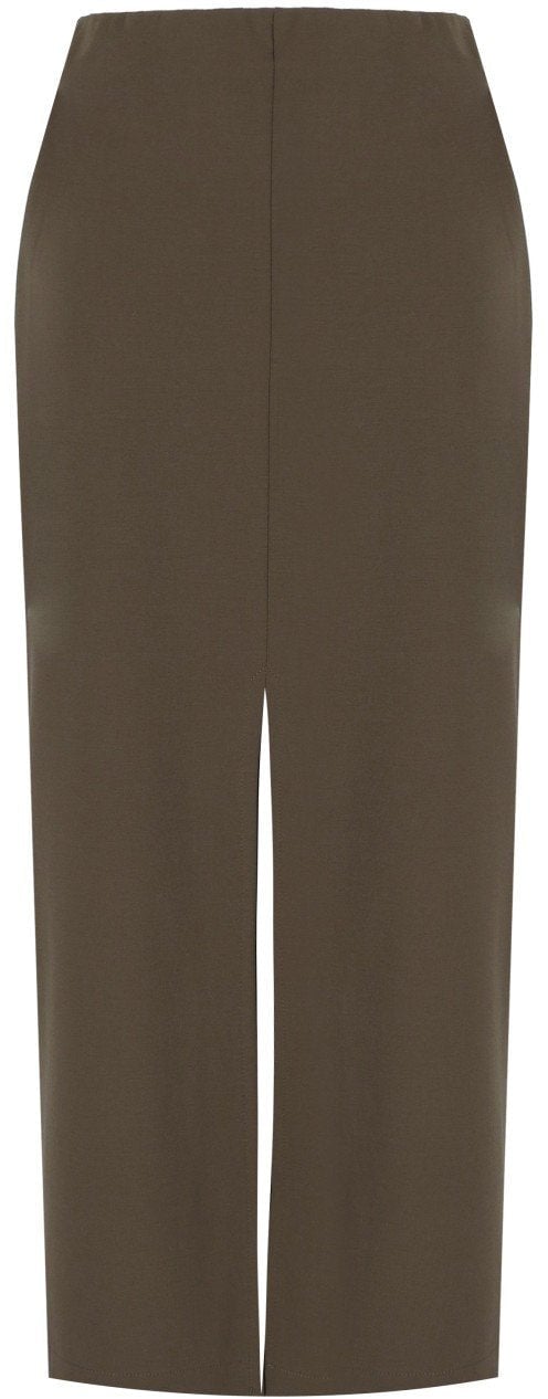 Harris Wharf London HARRIS WHARF LONDON EBONY GREY MIDI SKIRT Bruin