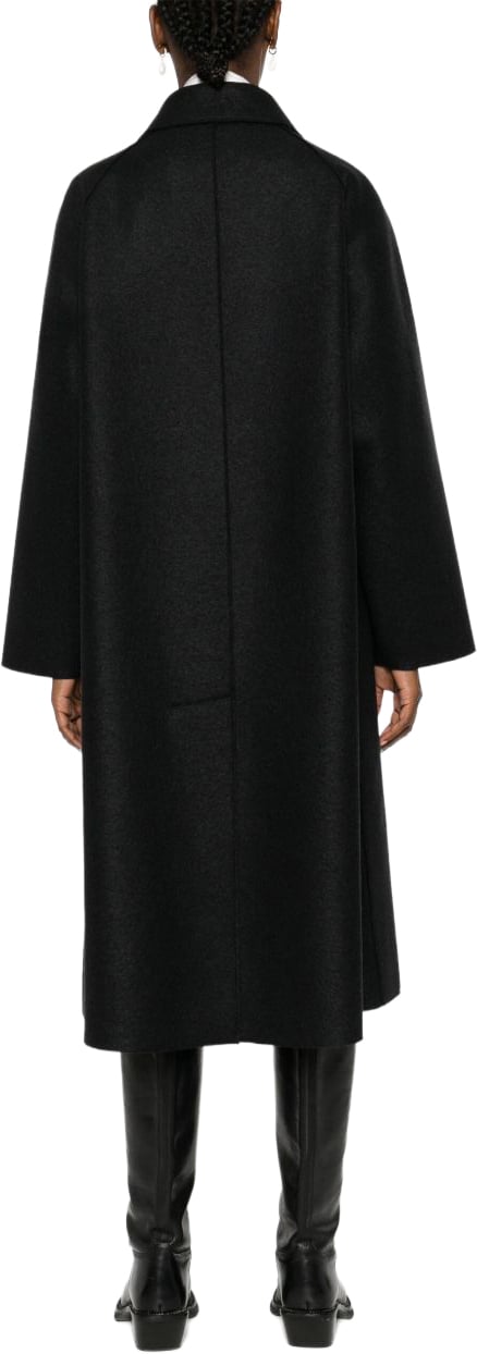 Harris Wharf London Coats Black Zwart