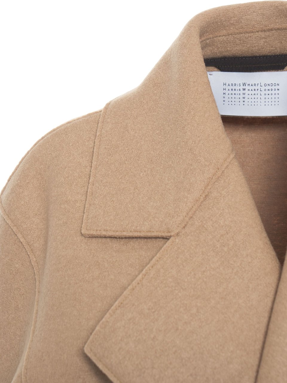 Harris Wharf London Coat with waist belt Beige