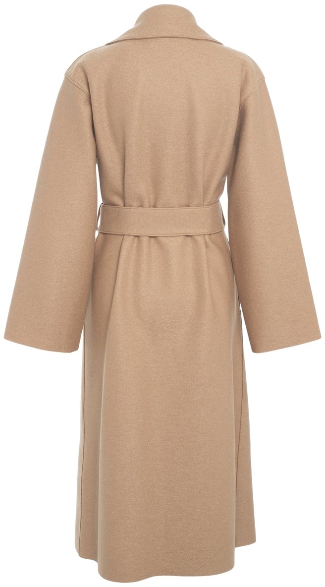 Harris Wharf London Coat with waist belt Beige