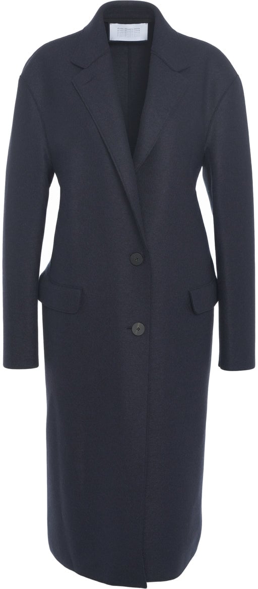 Harris Wharf London Virgin wool coat Blauw