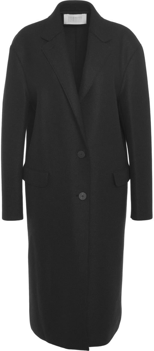 Harris Wharf London Virgin wool coat Zwart