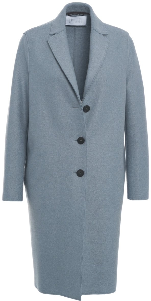 Harris Wharf London Virgin wool coat Blauw