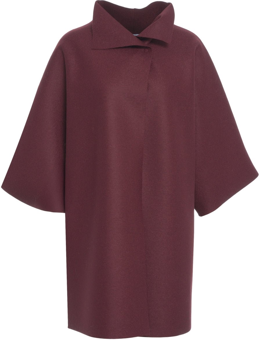 Harris Wharf London Virgin wool coat Rood
