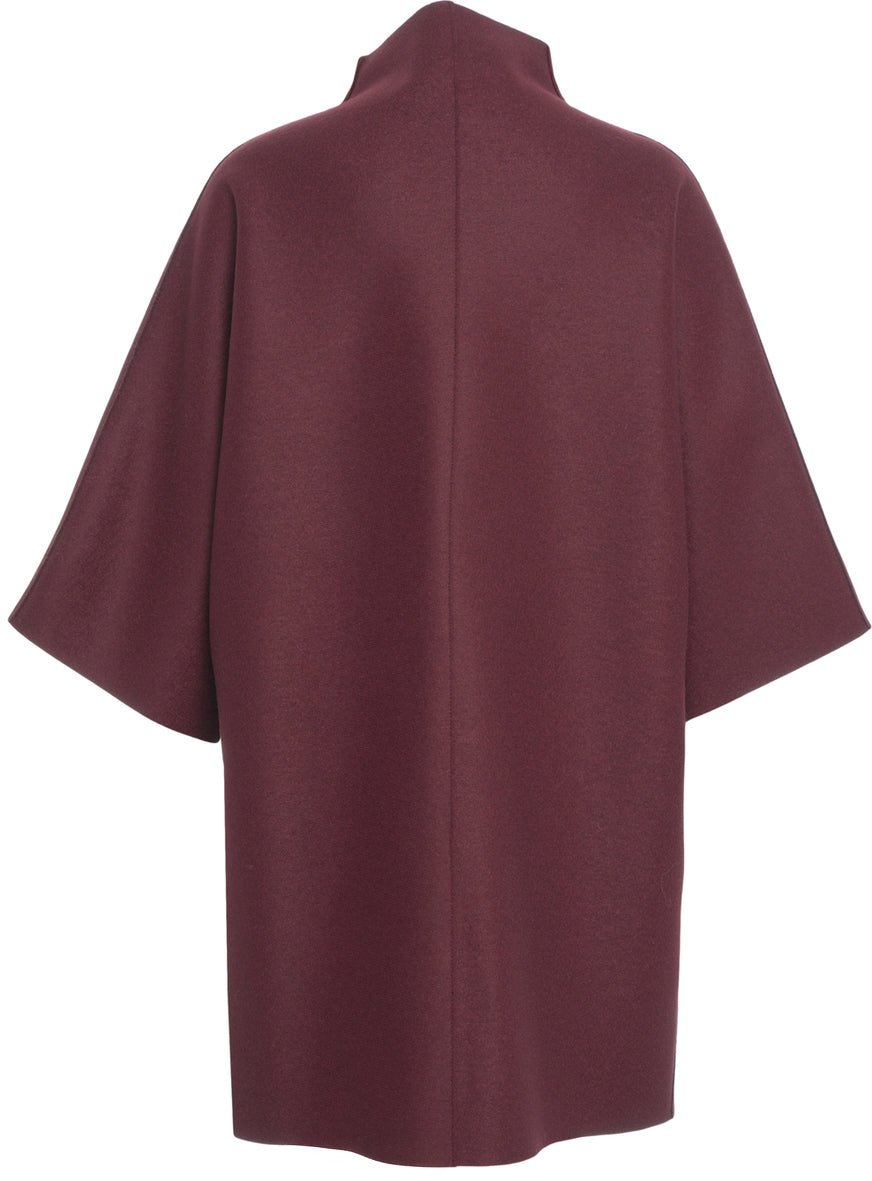 Harris Wharf London Virgin wool coat Rood