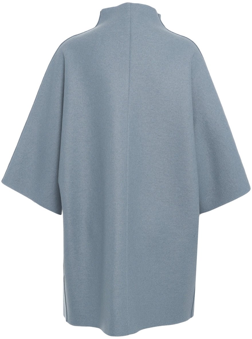 Harris Wharf London Virgin wool kimono Blauw