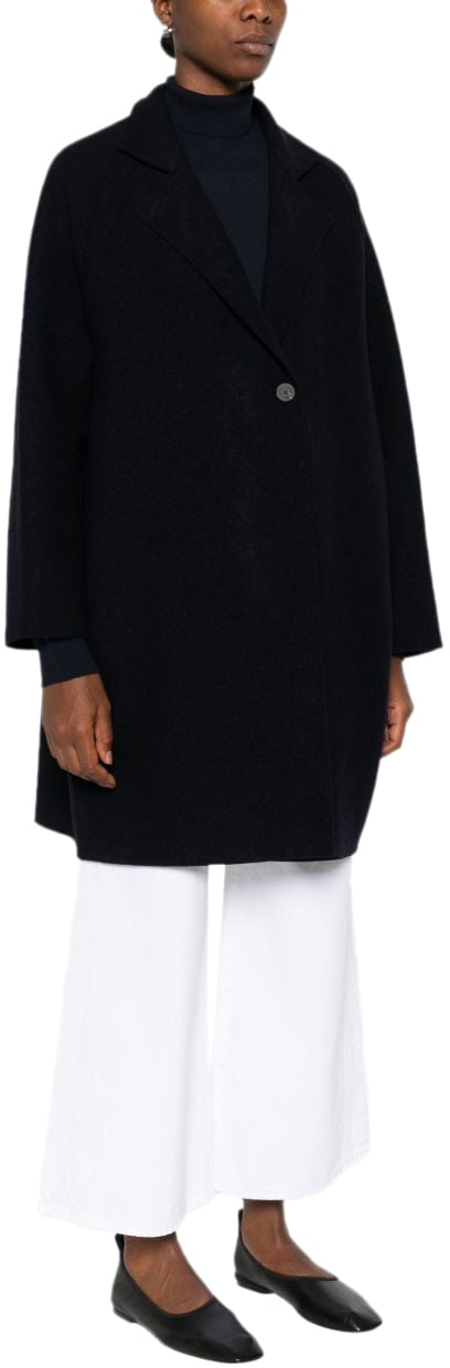 Harris Wharf London Coats Blue Blauw