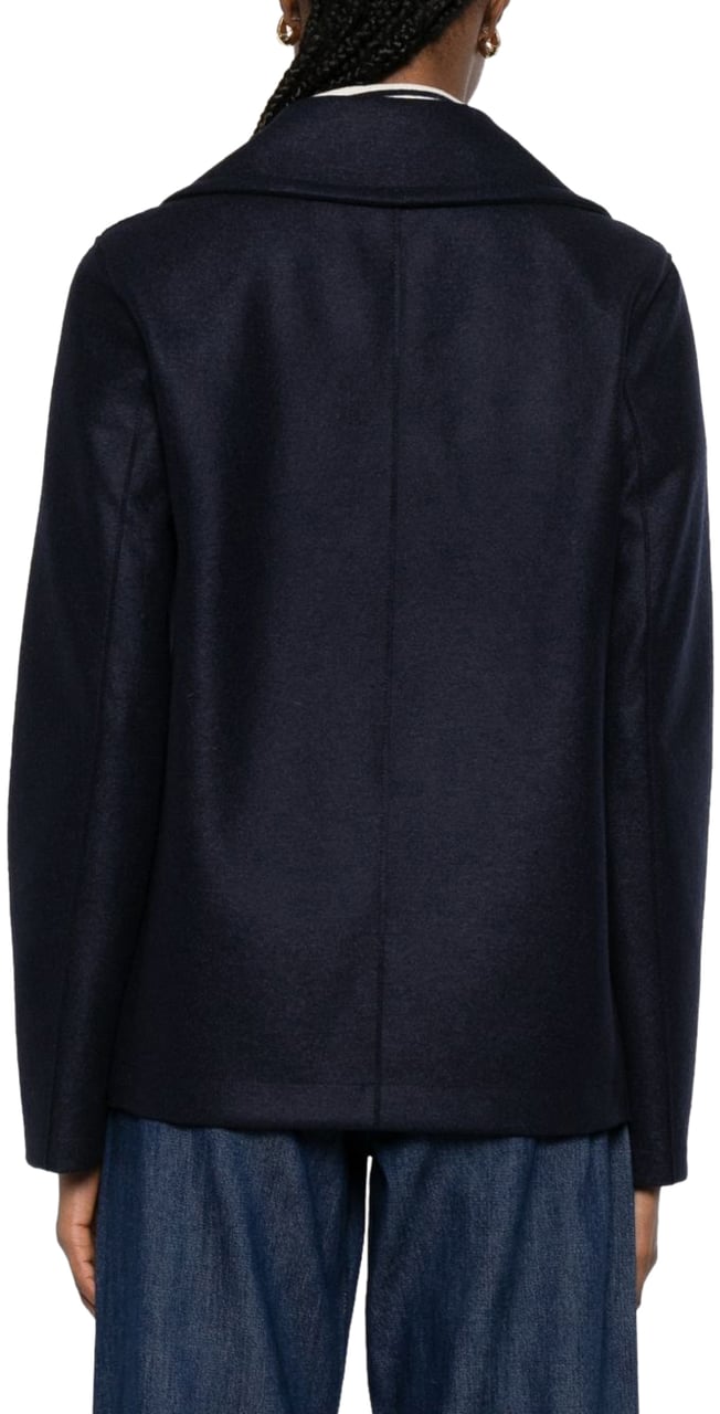 Harris Wharf London Coats Blue Blauw