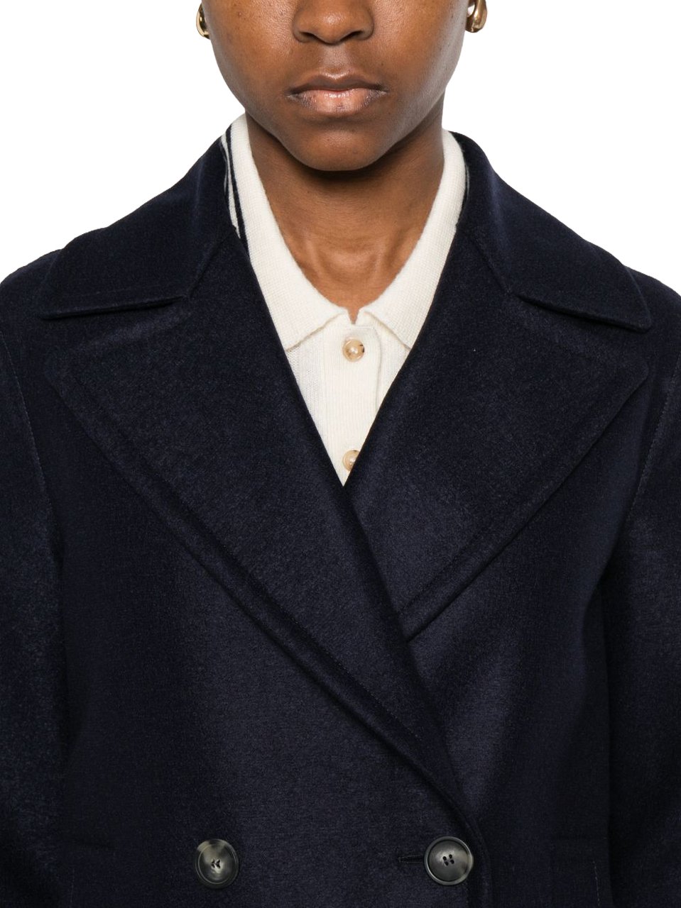 Harris Wharf London Coats Blue Blauw
