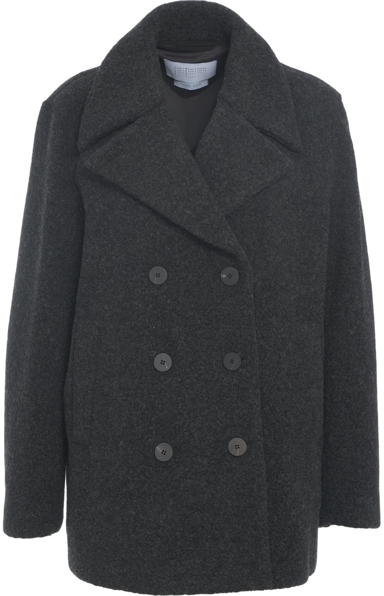 Harris Wharf London Knit bouclé peacoat Beige