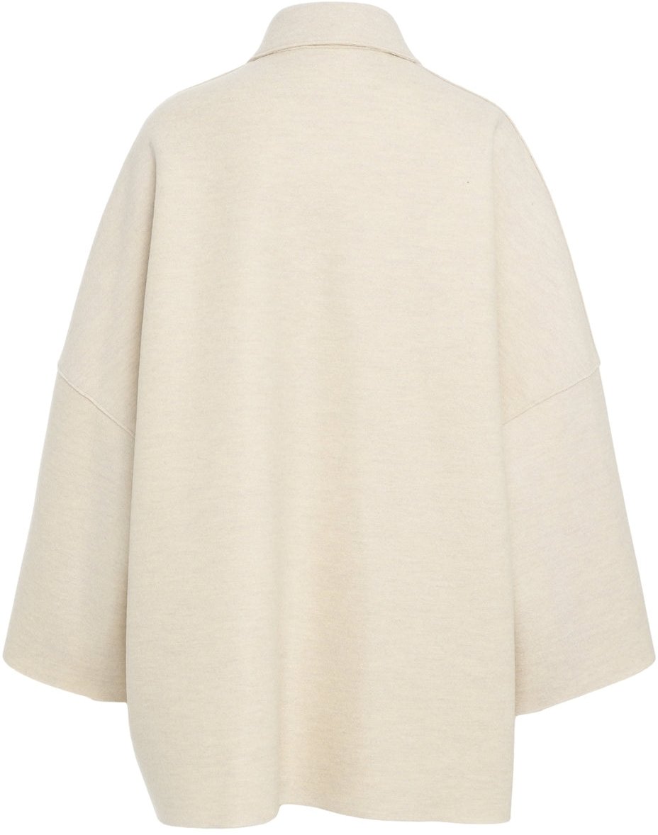 Harris Wharf London Virgin wool oversize jacket Beige
