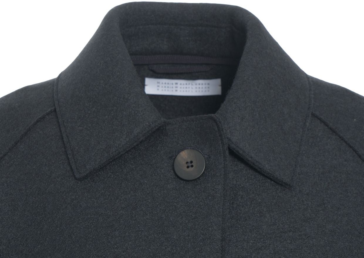 Harris Wharf London Wooljacket Blauw