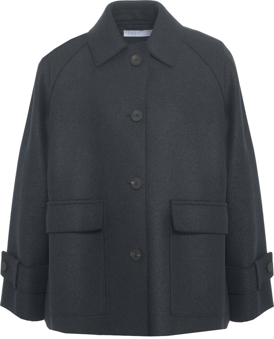 Harris Wharf London Wooljacket Blauw