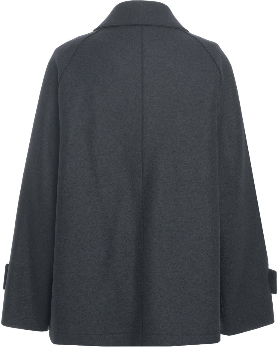 Harris Wharf London Wooljacket Blauw