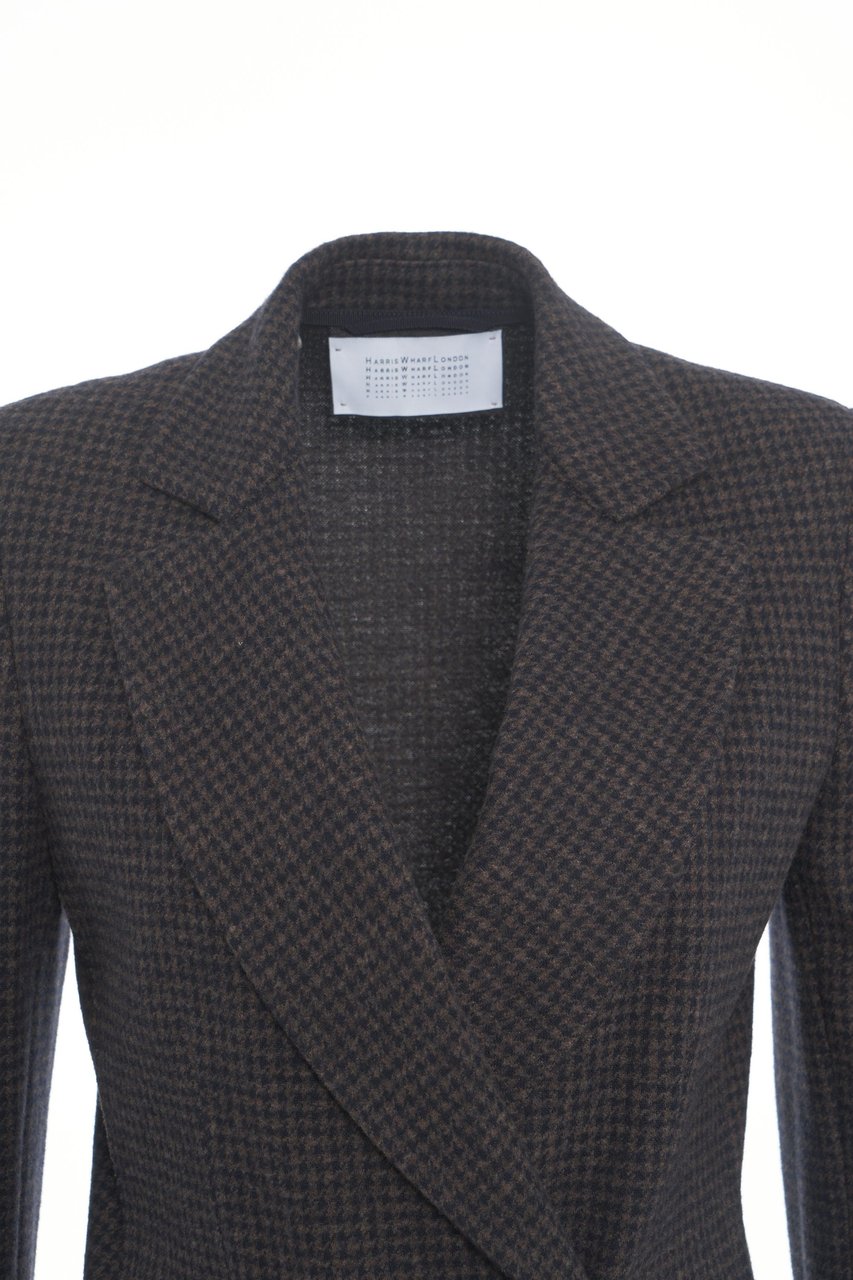 Harris Wharf London Double-breasted blazer Bruin