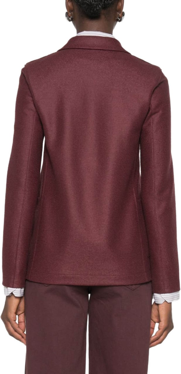 Harris Wharf London Jackets Bordeaux Maroon