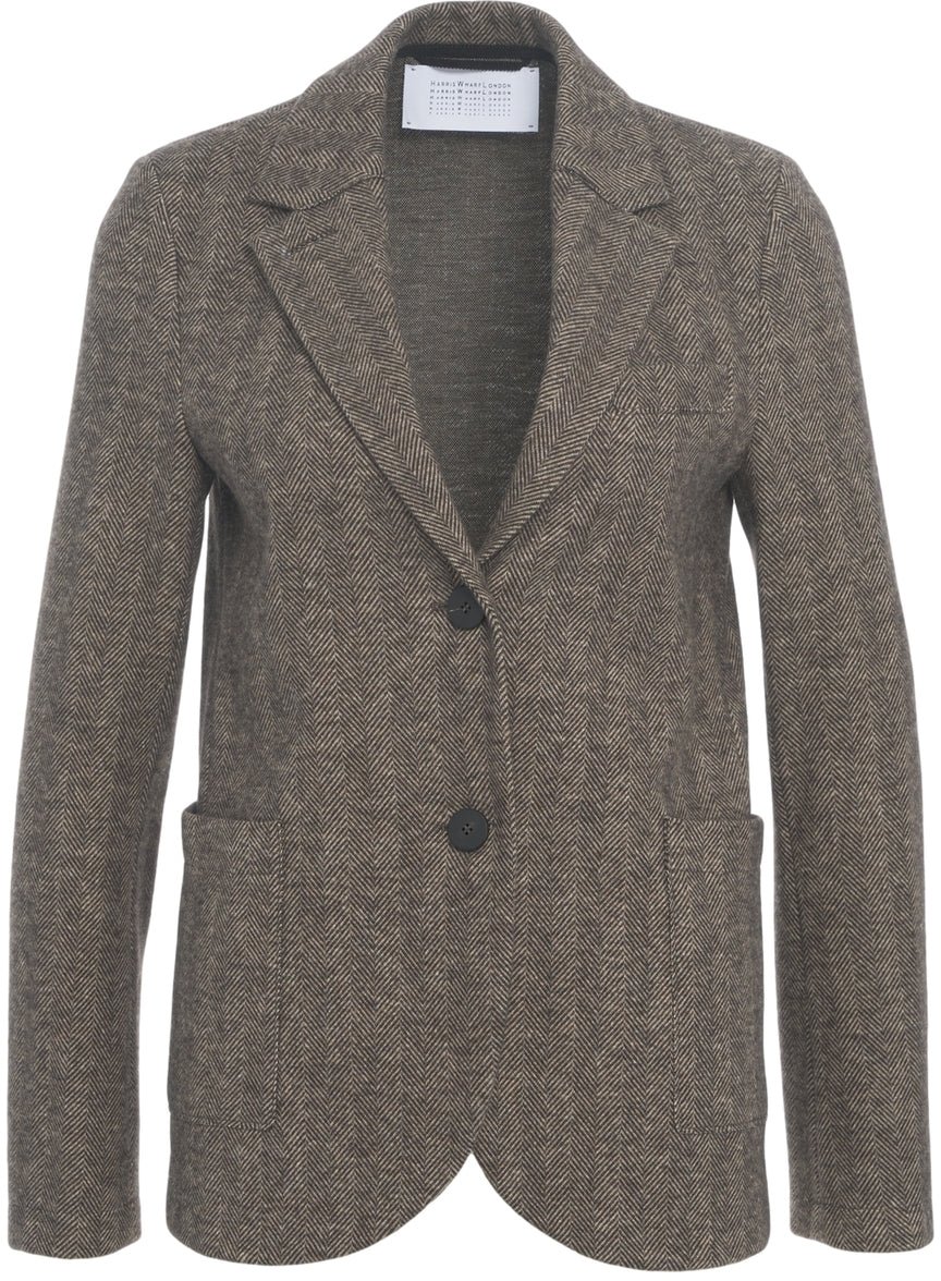 Harris Wharf London Single-breasted blazer Bruin