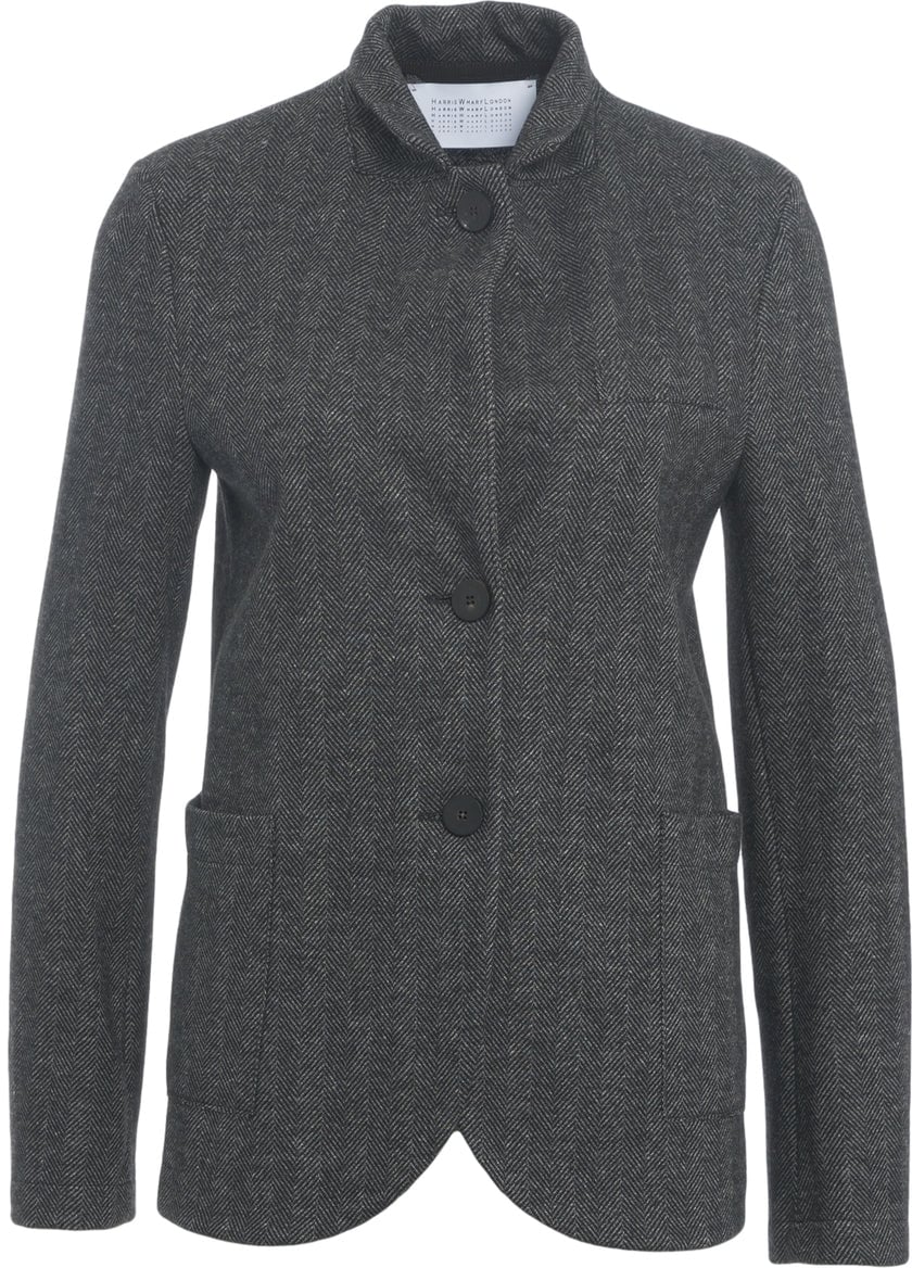 Harris Wharf London Single-breasted blazer Grijs