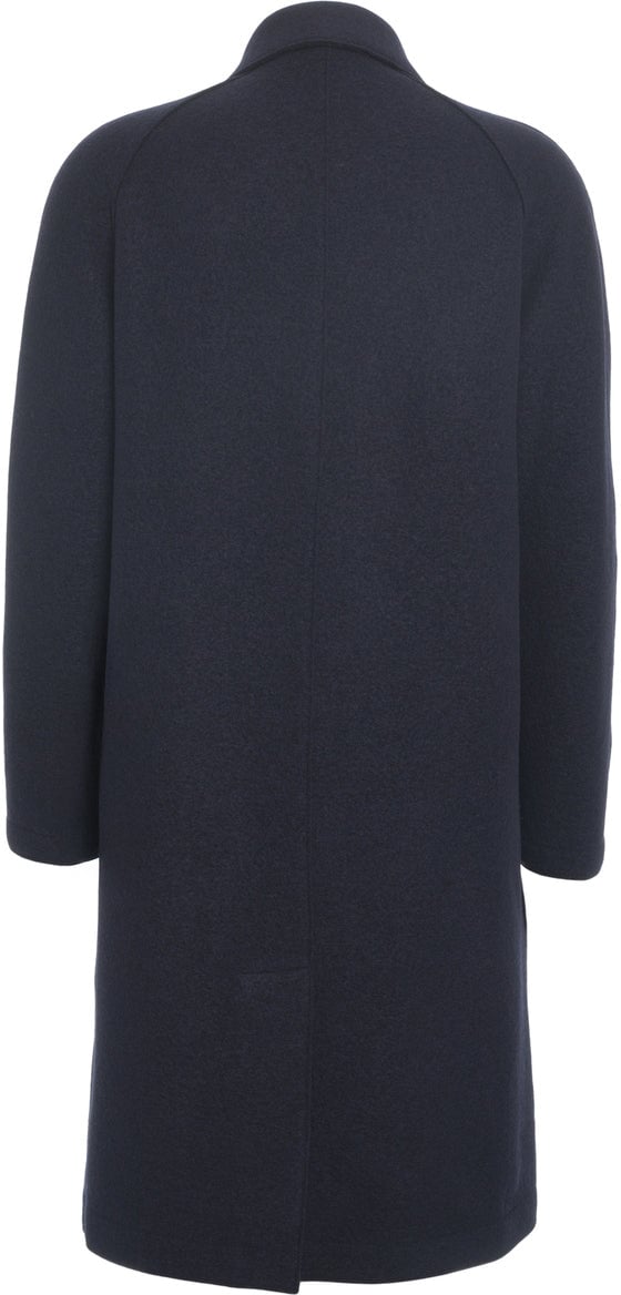 Harris Wharf London Virgin wool coat Blauw