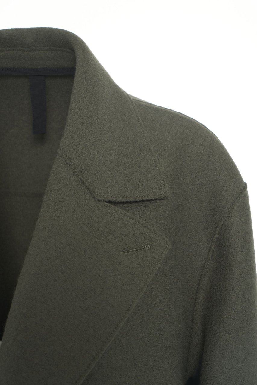 Harris Wharf London Wool coat Groen