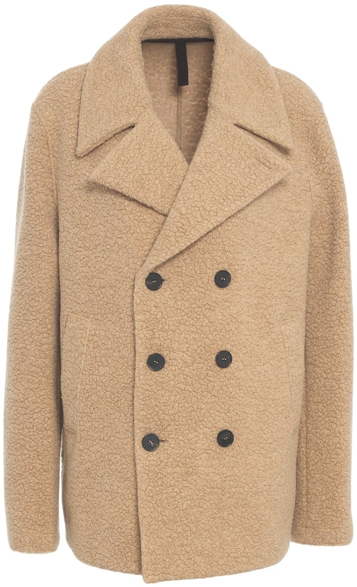 Harris Wharf London Bouclé peacoat Beige