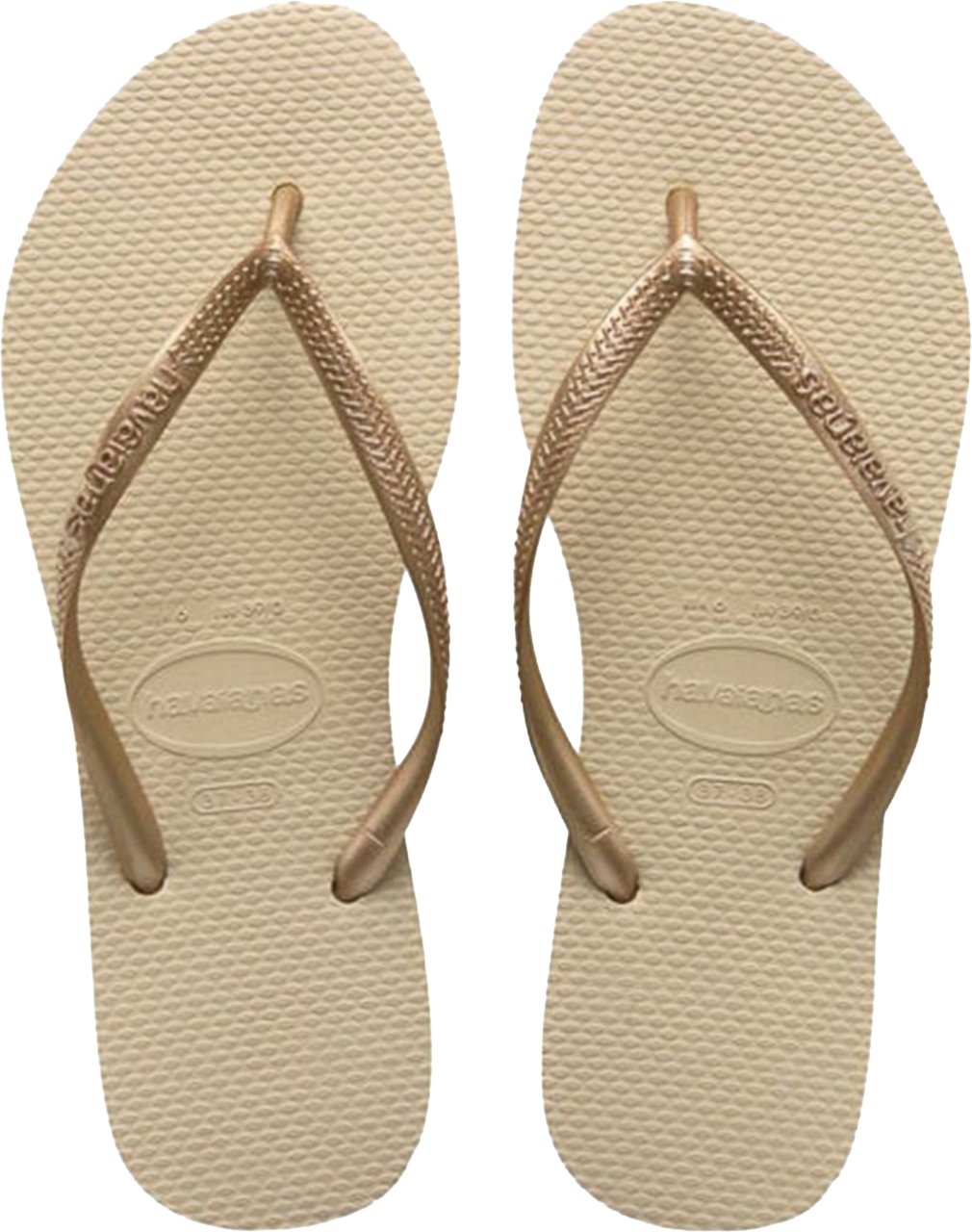 Havaianas - Slim | Sand Grey/Light Golde Beige