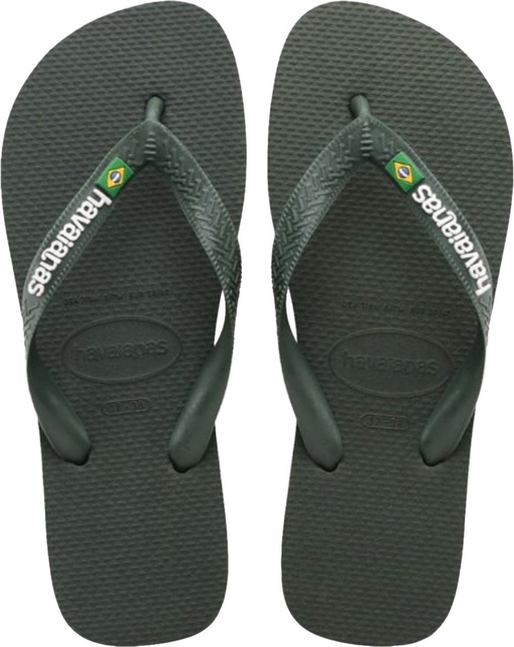Havaianas - Brasil Logo | Green/Olive Groen