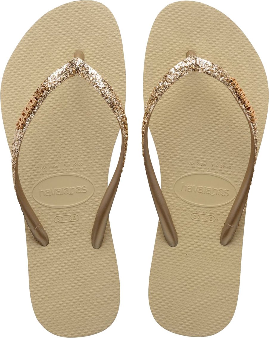 Havaianas - Slim glitter II Beige