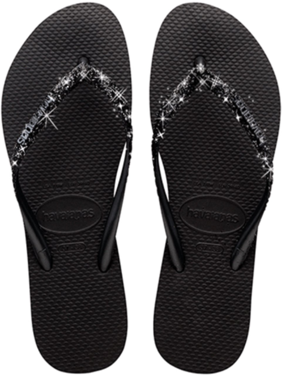 Havaianas - Slim Glitter II | Black/Blac Zwart