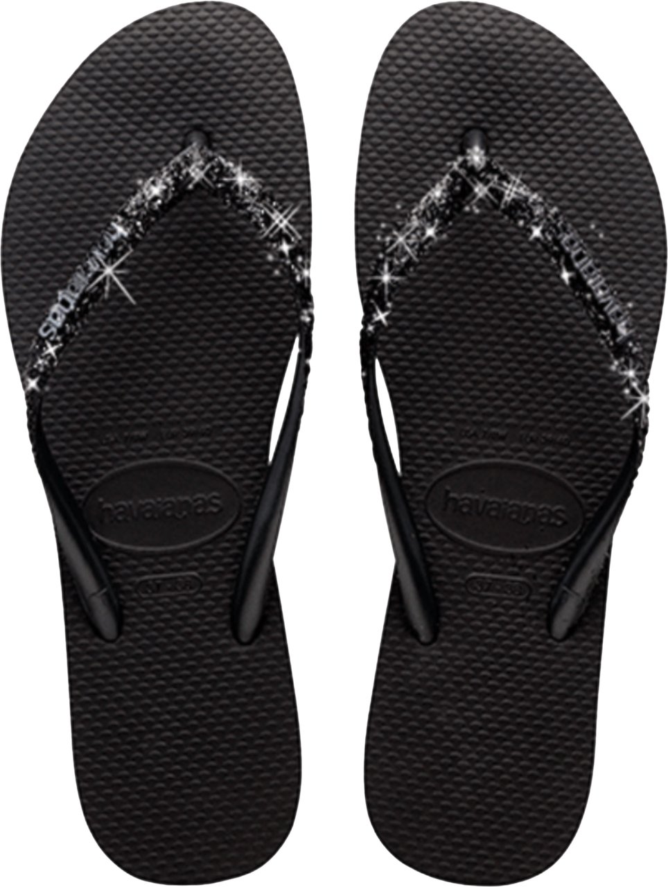 Havaianas - Slim Glitter II | Black/Blac Zwart
