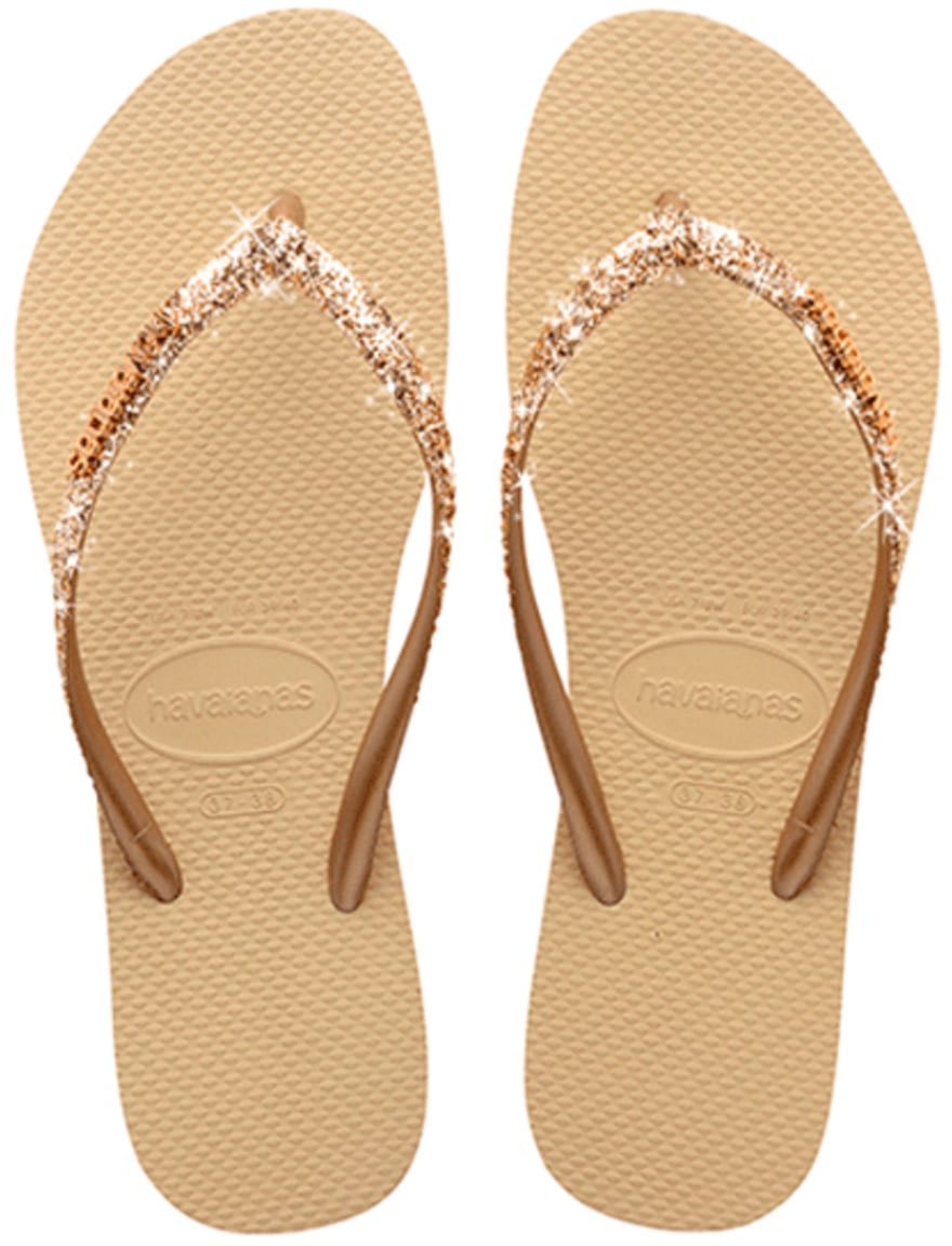 Havaianas Havaianas - Slim Glitter II | Sand Golde Goud