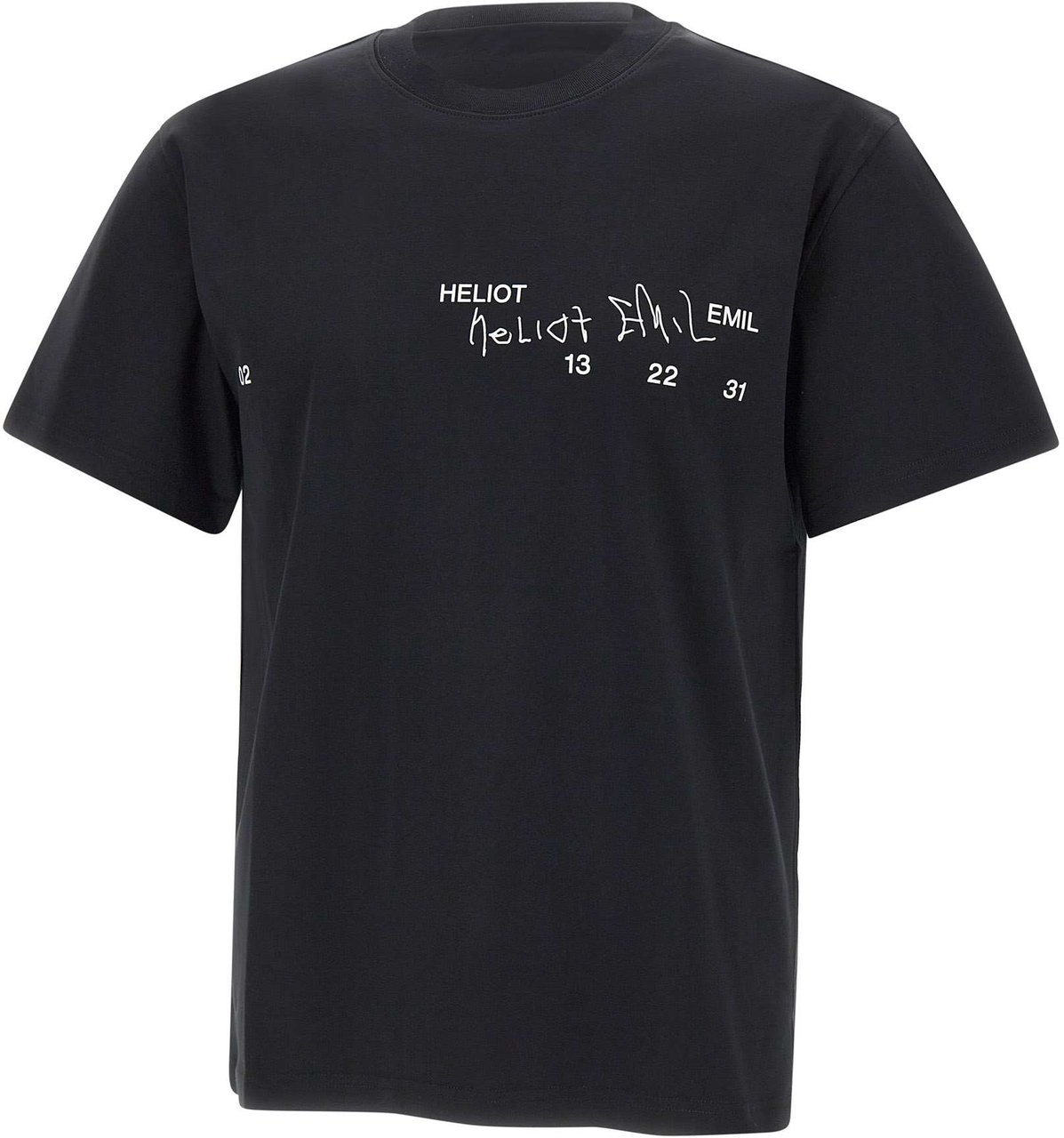 Heliot Emil T-Shirts And Polos Black Zwart