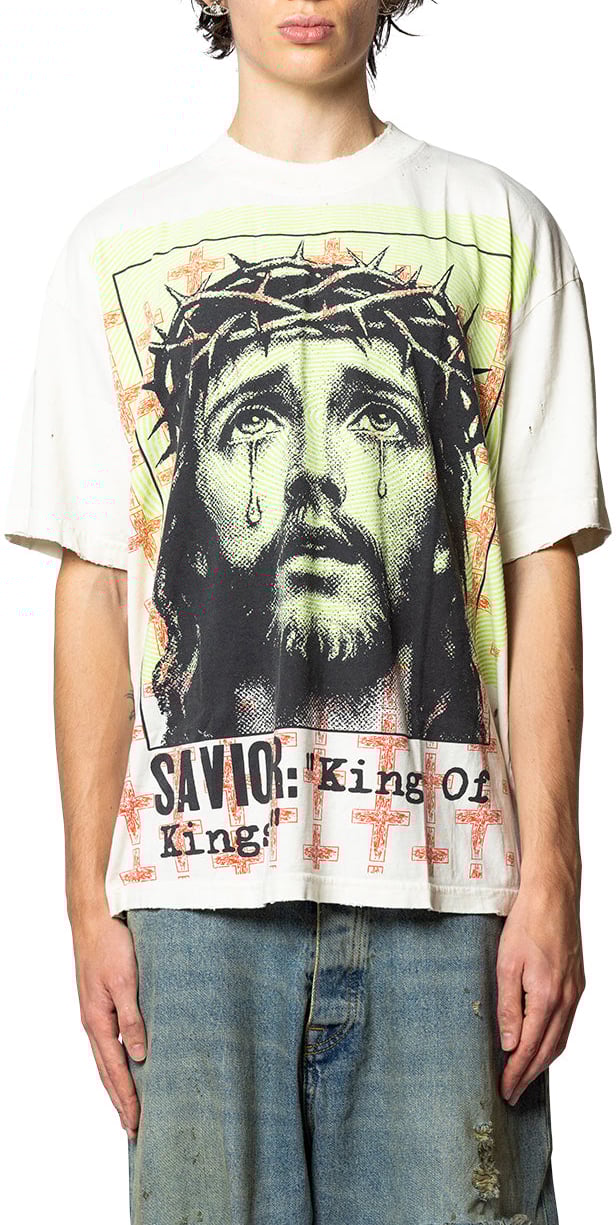 Hellstar SON OF GOD T-SHIRT WHITE Wit