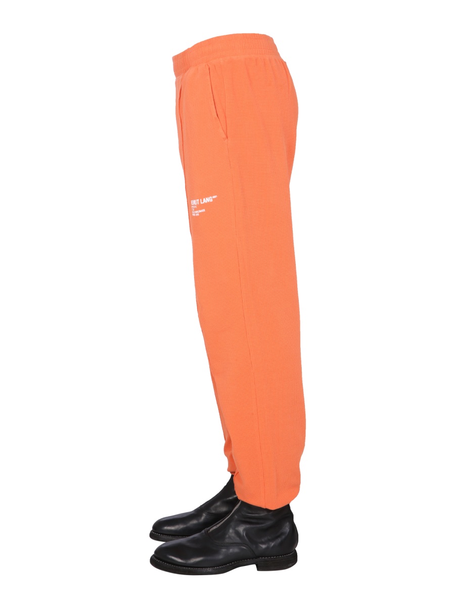 Helmut Lang KNITTED JOGGING PANTS Oranje