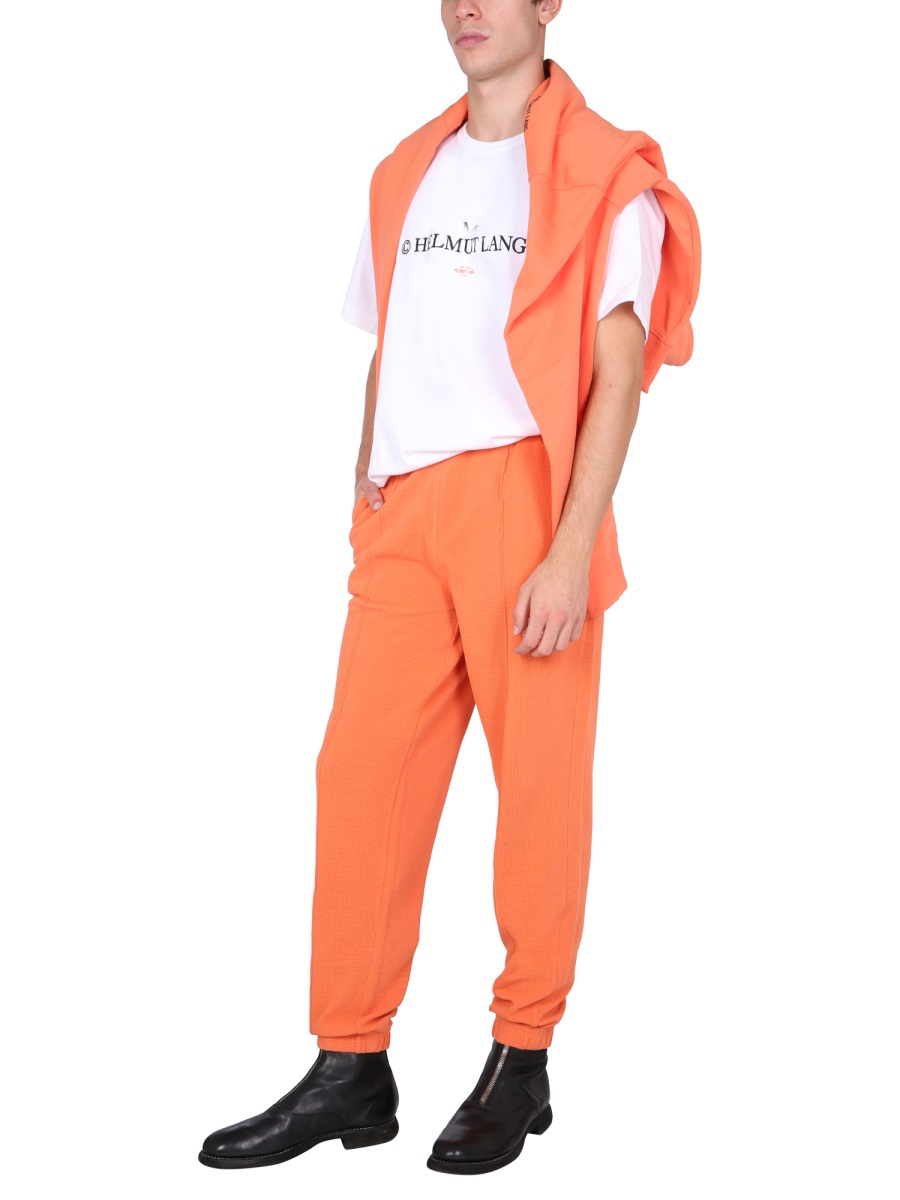 Helmut Lang KNITTED JOGGING PANTS Oranje