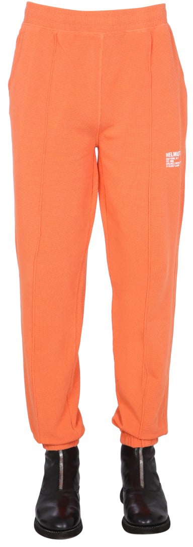 Helmut Lang KNITTED JOGGING PANTS Oranje