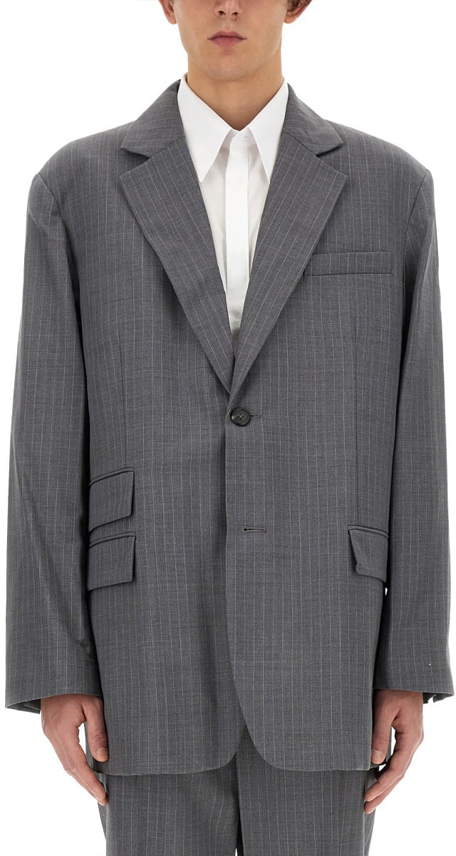 Helmut Lang WOOL JACKET Grijs