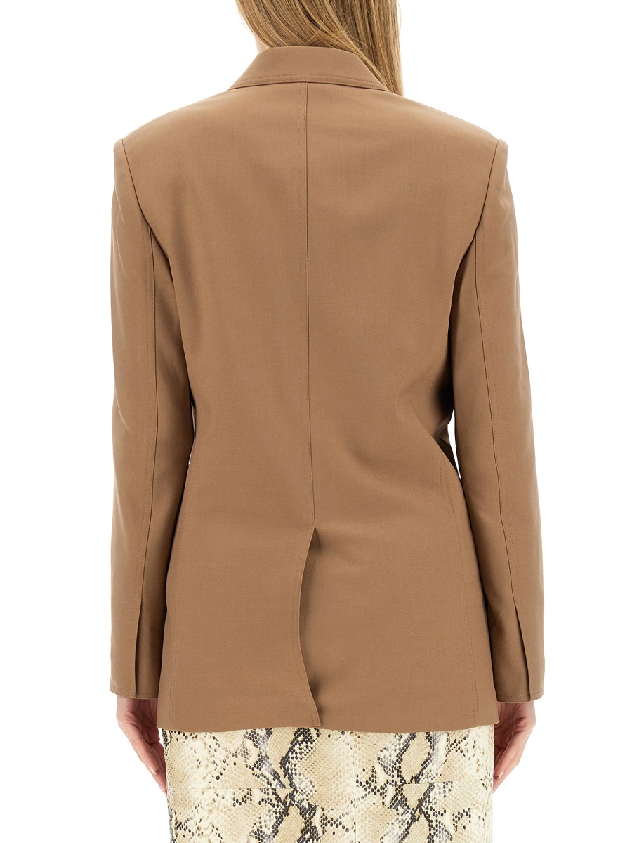 Helmut Lang SINGLE-DOUBLE BREASTED BLAZER Beige