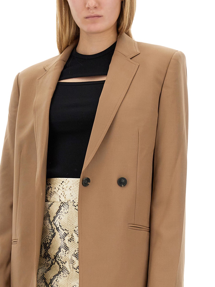 Helmut Lang SINGLE-DOUBLE BREASTED BLAZER Beige