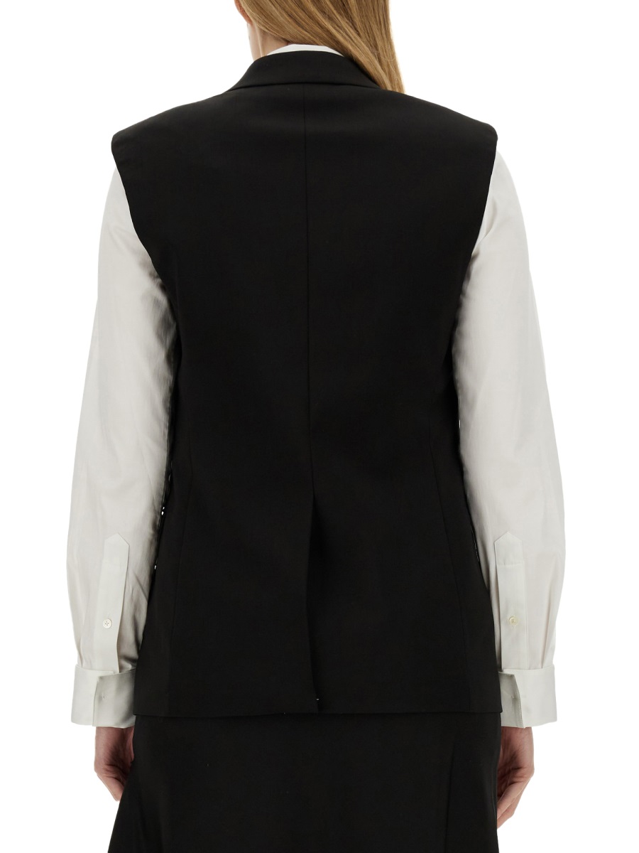 Helmut Lang WOOL VEST Zwart