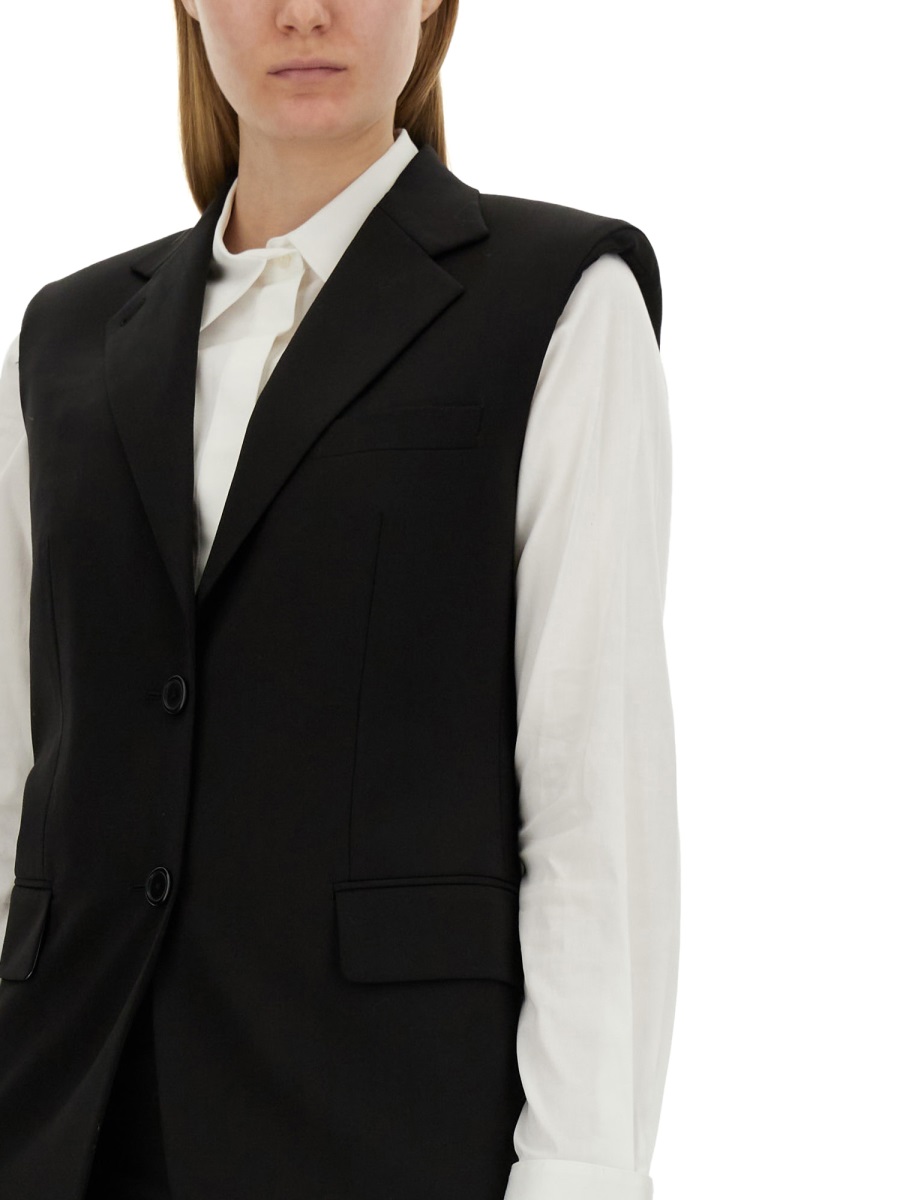 Helmut Lang WOOL VEST Zwart