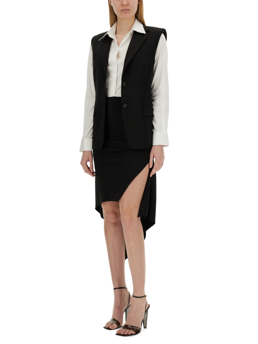 Helmut Lang WOOL VEST Zwart