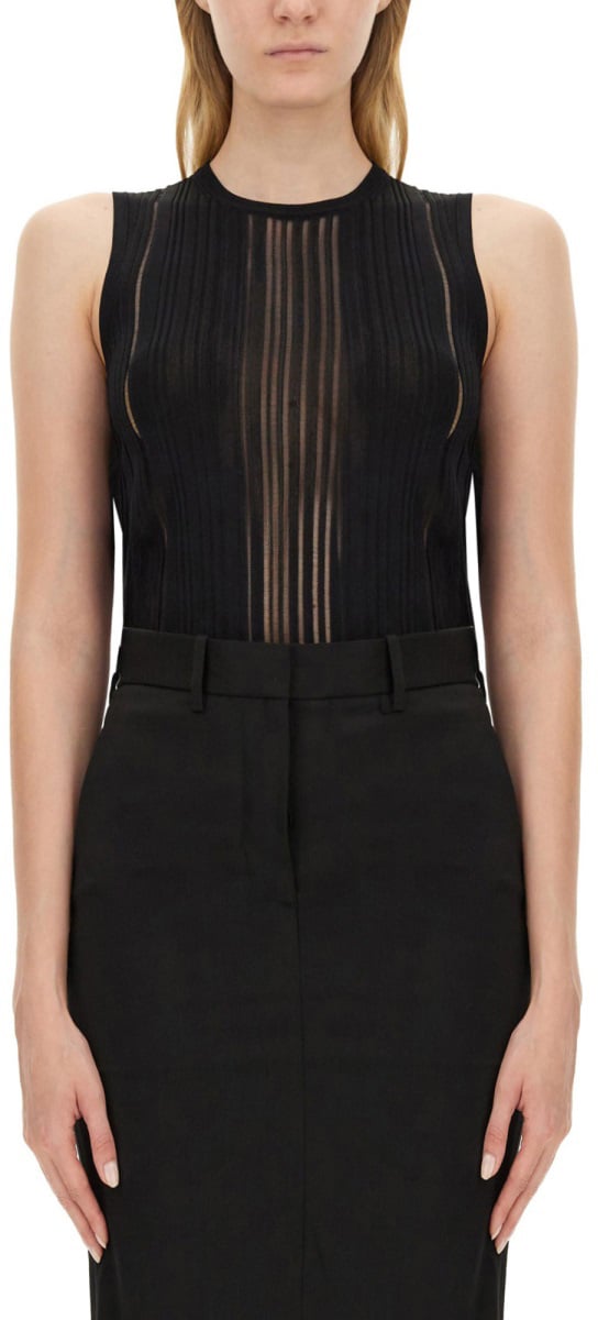 Helmut Lang SLIM FIT TOP Zwart