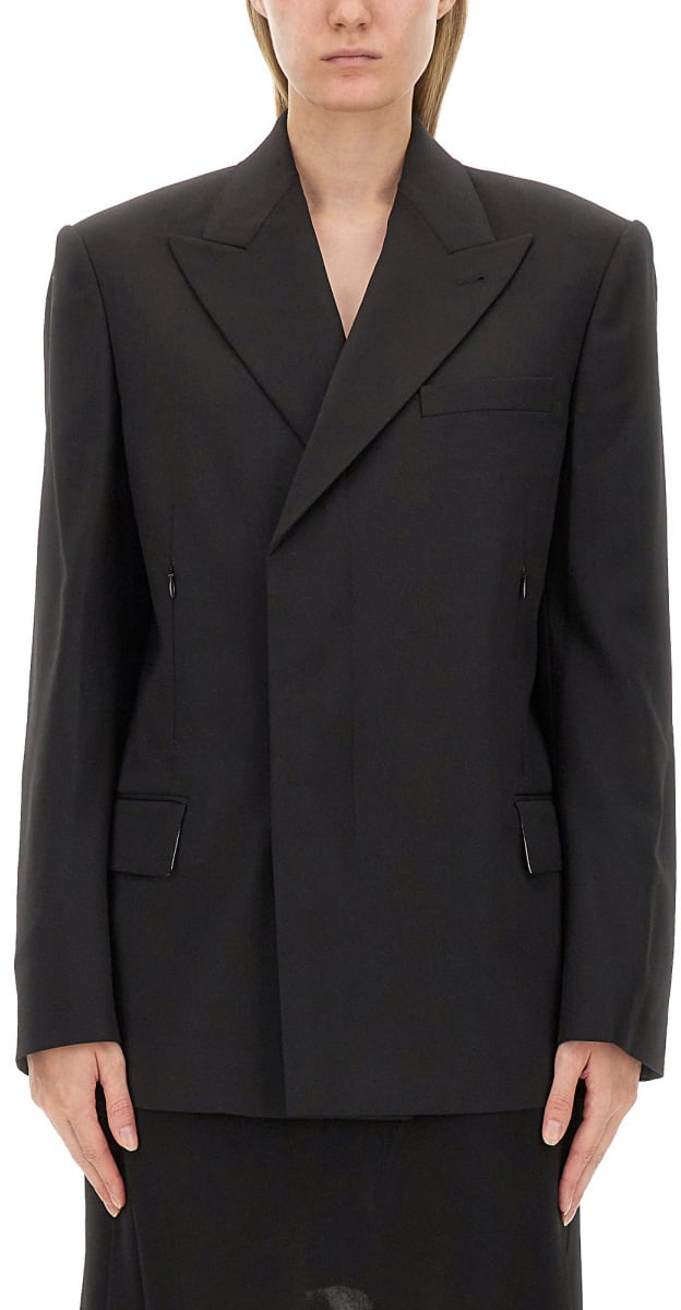 Helmut Lang OVERSIZE FIT JACKET Zwart