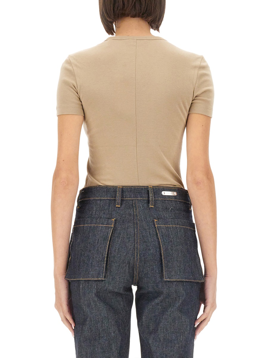 Helmut Lang SLIM FIT T-SHIRT Beige