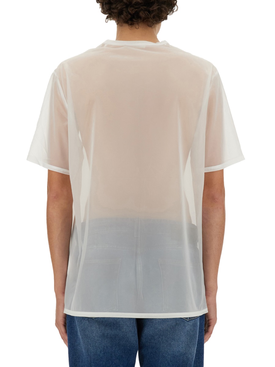 Helmut Lang T-SHIRT WITH LOGO Wit