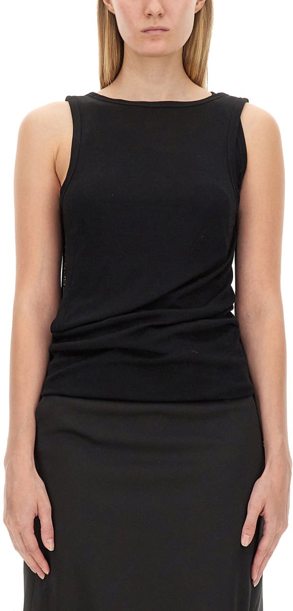 Helmut Lang CONVERTIBLE CAMISOLE DRESS Zwart