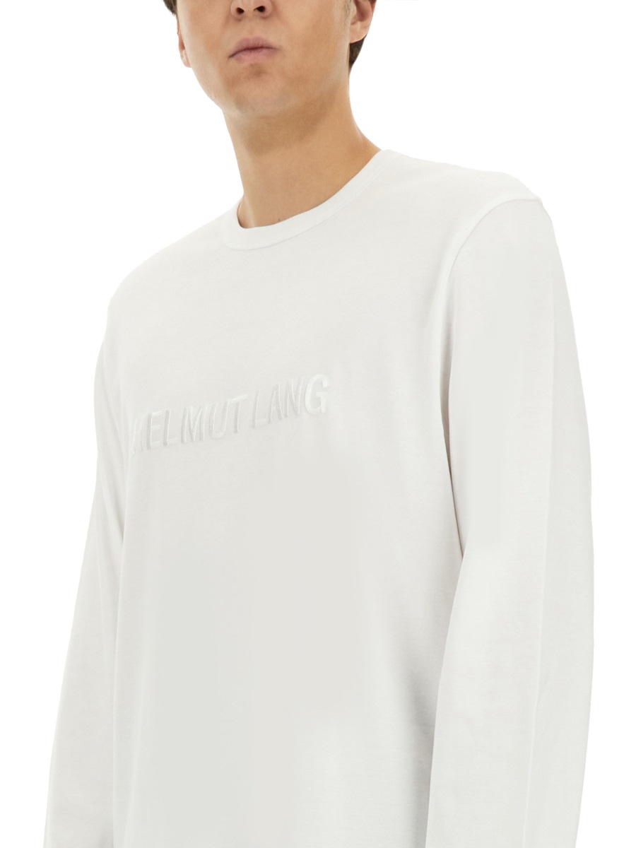 Helmut Lang T-SHIRT WITH LOGO Wit