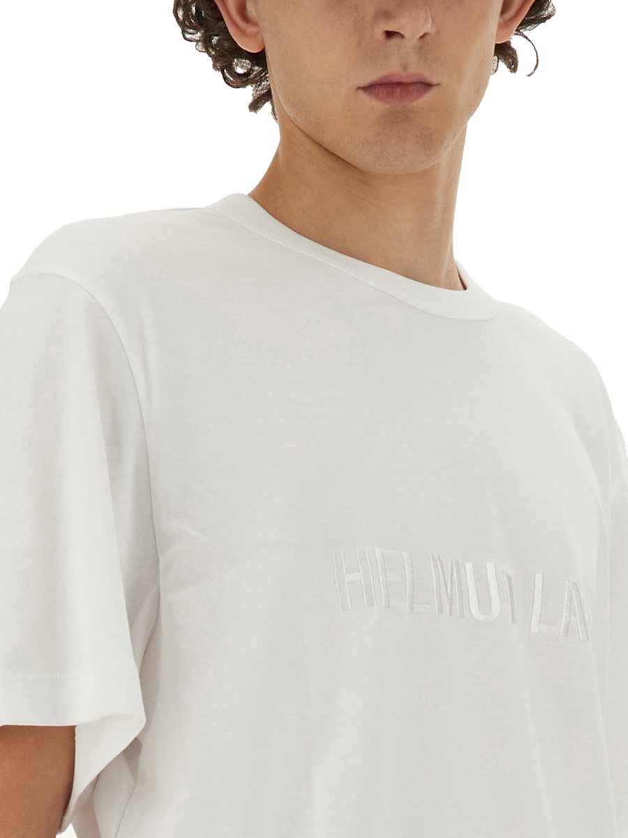 Helmut Lang T-SHIRT WITH LOGO Wit