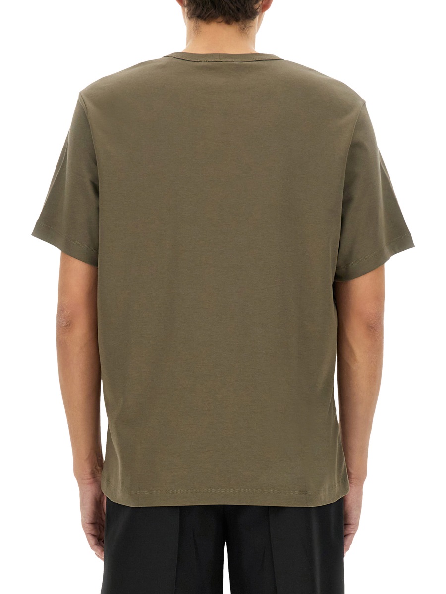 Helmut Lang T-SHIRT WITH LOGO Beige